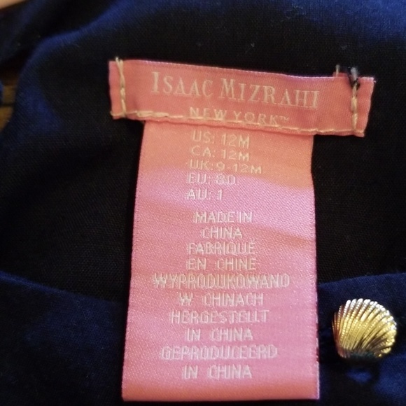 Navy sea shell dress - Picture 3 of 4